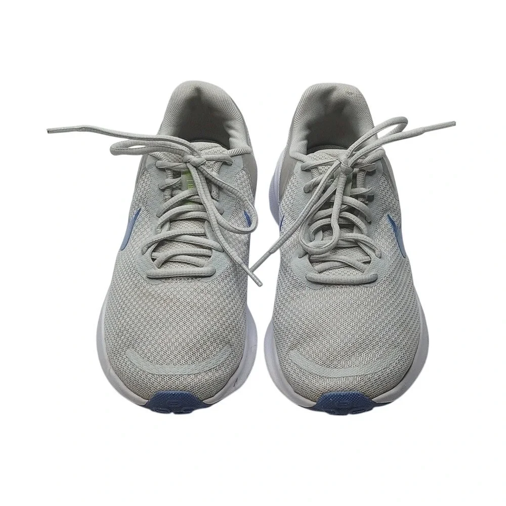 Nike Revolution 7 Running Shoes Womens 8.5‎ Grey Blue FB2208-001 Mesh Sneakers